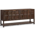 Costa 4 Door Cabinet, Tundra Marron