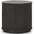 Ona End Table, Smoked Noir