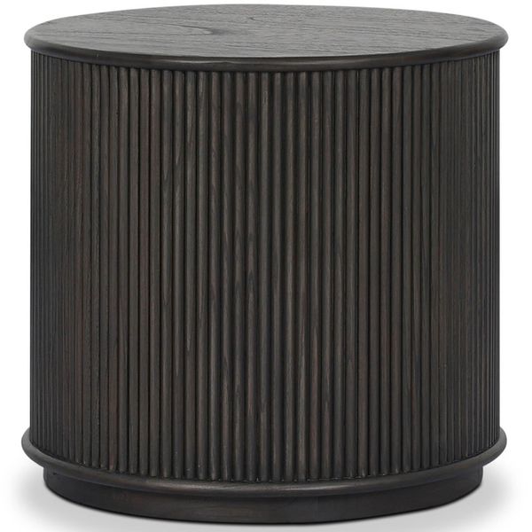 Ona End Table, Smoked Noir