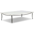 Table Idalia d'exterieur basse, Blanc