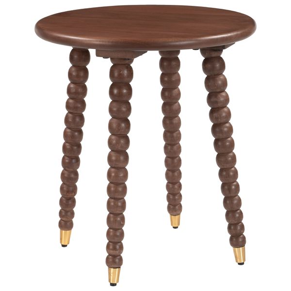 Table Jamil d'appoint, Noyer