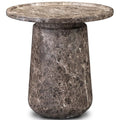 Claire Outdoor End Table, Marron
