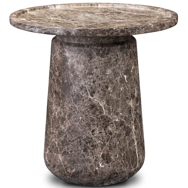 Claire Outdoor End Table, Marron