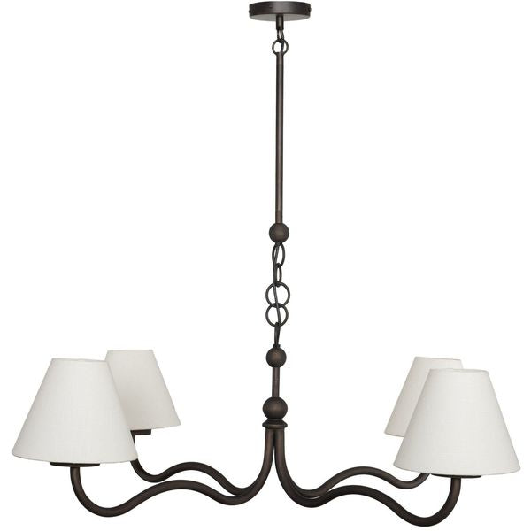 Darcia Chandelier, Light Oil Rubbed Bronze